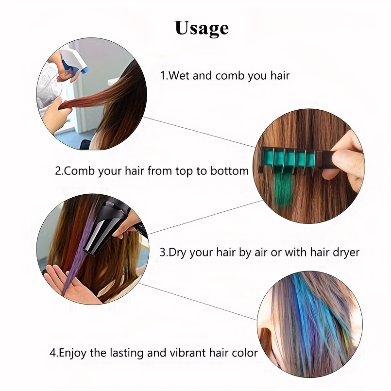 10 Colors/set ABS Non-toxic On - Hair Care Lotion recension och pris