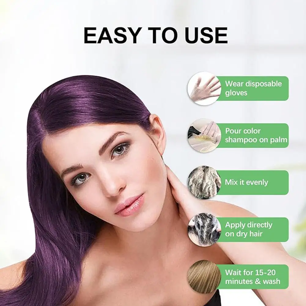 200ml Hair Dye Shampoo, Fast C - Hair Care Natural Ingredients recension och pris
