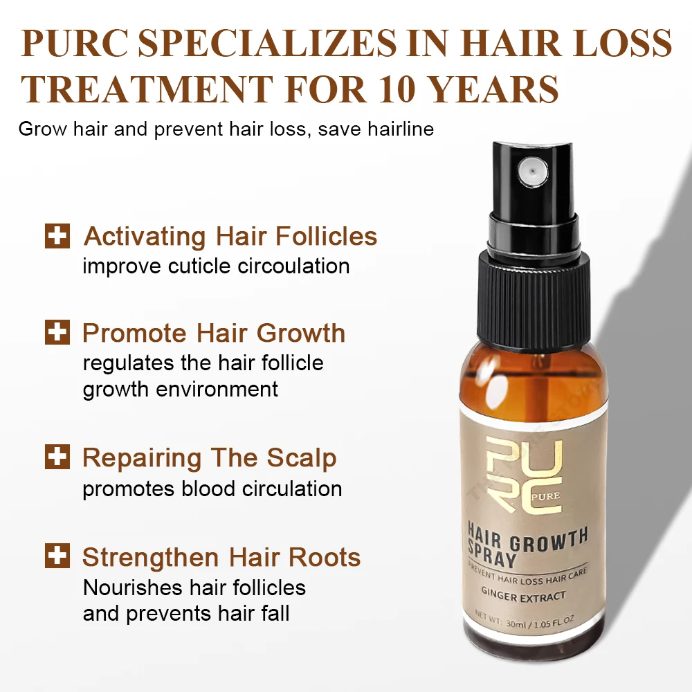 PURC Ginger Hair Spray Root St - Hair Care Lotion recension och pris