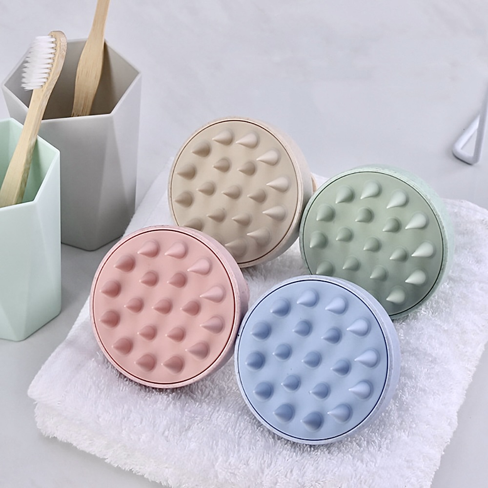 Wheat Straw Silicone Head Wash - Hair Care Dandruff recension och pris